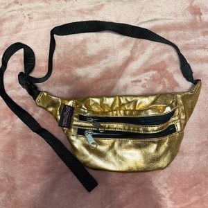 Jan sport Rose Gold/Brass Fanny Pack
